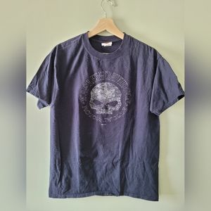 Vintage Harley-Davidson Skull Circle Tee